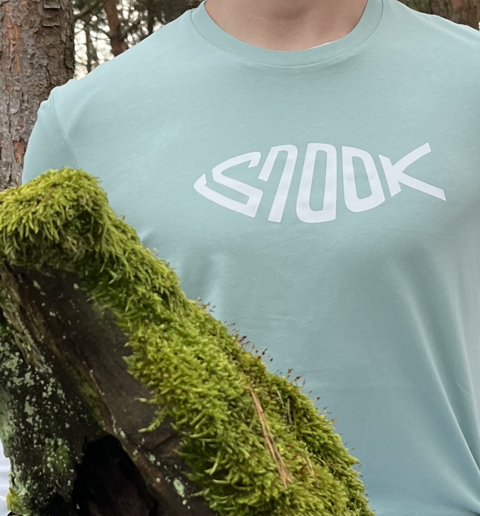 Světle zelené triko s krátkým rukávem snook